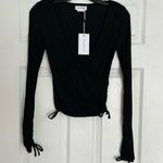 Lovers + Friends  Black Dory Crop Top Size XXS New with Tags MSRP 98.00 Photo 3