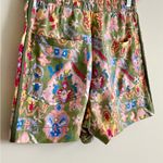 ZARA Linen Multicolored High Waisted Shorts Womens Size XS Photo 7