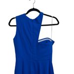 Amanda Uprichard  Gilda Maxi Gown In Cobalt Blue Photo 6