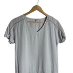 Pure Navy Light Blue Short Sleeve Ladder Trim V Photo 1