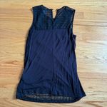 H&M  Black High Neck Lace Sleeveless Top Blouse Size XSmall EUC Photo 3