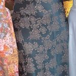 TJ Maxx Green floral and lace maxi dress Photo 0