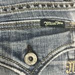 Miss Me 90s Women’s Low Rise Medium Wash Bootcut Jeans Size 29 Flap Back Pockets Photo 13