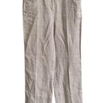 Chico's 100% Linen Pants women’s S cream beige wide leg Photo 0