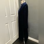 R & M Richards KAREN KWONG CARDIGAN DUSTER BLUE VELVET VELOUR Photo 1