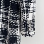 ZARA  Tweed Jacket Womens Small Double Breasted Blazer Equestrian Quiet Luxury Photo 9