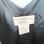 Vtg Jones NY‎ Womens Dress Size 10 Black Midi Floral 90s Coquette Goth Romantic Photo 4