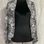 Dennis Basso Dennis by Zebra Animal Print Satin Black White Wrap Scraf Shaw NWOT Photo 0