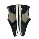 Karl Lagerfeld  Shoes Womens 8.5 Black Shimmer Giselle Slip On Comfort Sneakers Photo 5