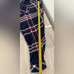 Rails Rayon Flannel Boxy Dolman Sleeve Button Up Shirt Navy Red Size Medium Photo 2