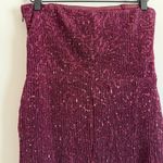 Wild Fable  Women's Burgundy Pink Sequin Mesh Jumpsuit - Size Small - NWT Photo 2