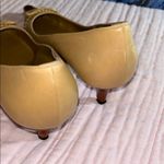 Vicari Size 8 Tan Leather Color Block Kitten Heels Photo 8