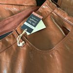 Abercrombie & Fitch NWT A & F The 90’s Straight Ultra High Rise Patent Leather 90s Straight Leg Photo 7