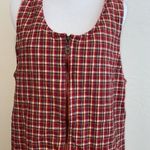 Carolina colours vintage women’s large plaid jumper dress Red Photo 2