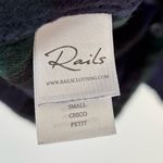 Rails  Hunter Midnight Forest Plaid Button Down Long Sleeve Blue Green Lagenlook Photo 8