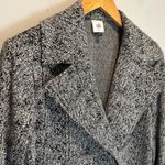 CAbi  Black & White Double Breasted Long Length Agent Jacket - size Medium Photo 2