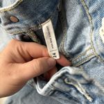 PacSun High Rise Straight Leg Raw Hem Distressed Denim Jeans Photo 7