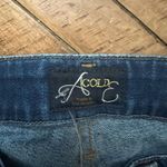 AGOLDE  dark wash distressed stretchy Chloe low rise 24 jeans Photo 3