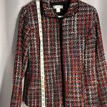 Christopher & Banks  Jacket-Multi-Color Full Zip w/ front pockets Women’s sz Sm Photo 7