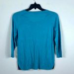 The Limited Sz L Gorgeous Teal Sweater Viscose Nylon Wool Blend Machine Washable Photo 1