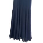 Lulus We Belong Together Spaghetti Strap Chiffon A-Line Maxi Formal Dress Navy Size Small 0625A Photo 7
