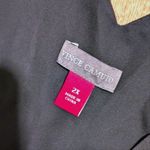 Vince Camuto Plus 2X 18 20 Black Maxi Tank Dress Flowy Classy LBD NEW NWT Photo 2