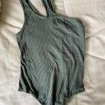 One Shoulder Bodysuit Green Size M Photo 0