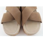 Donald J Pliner Syna Taupe Nubuc Strappy Wedges Size 9.5 Photo 5
