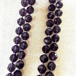 Heidi Daus "Suitably Sophisticated" Art Deco Medallions Necklace Purple Photo 9