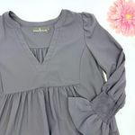 Pomander Place X Tuckernuck Navy Blue Crepe Kenzo Dress Tiered Ruffle Coastal Size M Photo 7