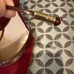 Louise et Cie NWOB  Burgundy Suede Lace-Up Heels Size 8 Pointed Toe Ankle Tie Photo 12