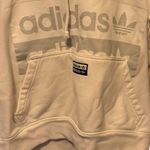 Adidas  Thick White Hoody Shirt Photo 2