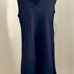 DKNY  Black Textured sleeveless logo Dress Photo 0