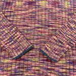 Sundance Mock Neck Longsleeve Ribbed Sweater Boho in Earth Tone Multicolor XL Orange Photo 4