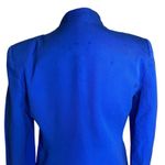 Theory  Womens Long‎ Sleeve Open Front Light Blazer Jacket Size 4 Blue Business Photo 2