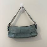 Coach Y2K Blue Suede Baguette Bag Photo 3