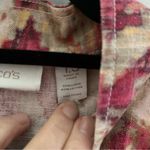 Chico's Women's Pink Lolla Rossa Linen Blend Short Sleeve Button Front Jacket S Photo 6