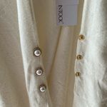 Jessica McClintock  Cream/Gold glitter sparkle SHAWL with golden closing clasps- Photo 9