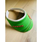 Vintage y2K Danica Patrick Nascar Sun Visor Chase Authentics Neon Green Orange Photo 1