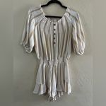 Vintage Havana  Striped Off Shoulder Romper sz S Photo 2
