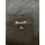 Madewell Black Leopard Jacquard Drawstring Flare Pencil Slip Midi Skirt Size 00 Photo 3