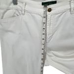 Ralph Lauren  LRL Jeans Womens 10 White Denim Classic Midcalf Crop Nautical Beach Photo 5