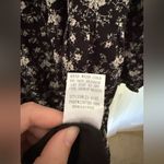 Wishlist Long Sleeve Black Floral Boho Flowy Dress Size Medium/Large Photo 7