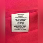 Trina Turk Naples Ruffle Wrap Dress – 100% Silk, Hot Pink, Size 6 Photo 8