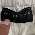 White Fox Boutique White Fox White Cotton Shorts NWOT Size XL‎ Photo 1