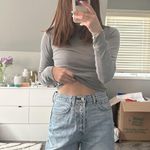 Aritzia Denim Forum The Joni High Rise Loose Jean Shorts Photo 0