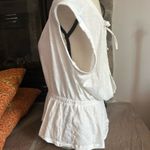 Banana Republic White  Malibu Tee Cotton Shirt Photo 4