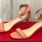 Kelly & Katie  Pink Velvet Heels Photo 0