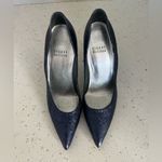 Stuart Weitzman Metallic Blue Stiletto Pumps Women’s Size 7 Photo 1