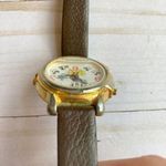 Disney Lorus Vintage 1980's  Mickey Mouse Singing Watch with Leather Band Photo 7